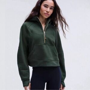 lululemon Scuba Half Zip – Legacy Green (XS/S)